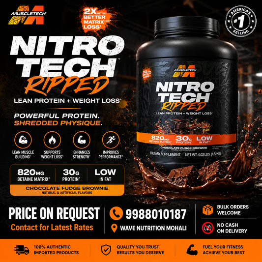 Muscletech Nitrotech Ripped Made In USA