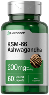 KSM-66 Ashwagandha 600mg per serving | 60 Caplets