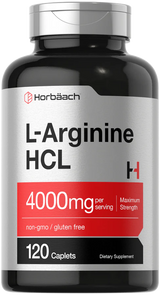 Horbaach L-Arginine 4000mg per serving | 120 Caplets