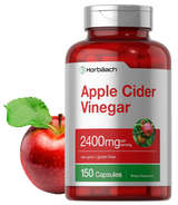 Horbaach Apple Cider Vinegar 2400mg per serving | 150 Capsules