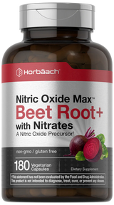 Horbaach Nitric Oxide Max with Beet Root | 180 Capsules