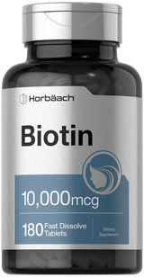 Horbaach Biotin 10000mcg | 180 Tablets